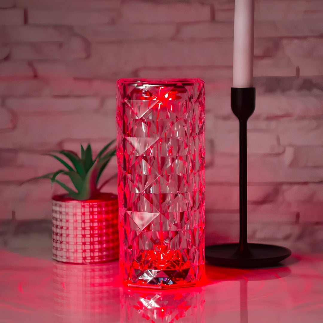 Crystal Table Lamp with Touch Control - Aurora | Stornfield