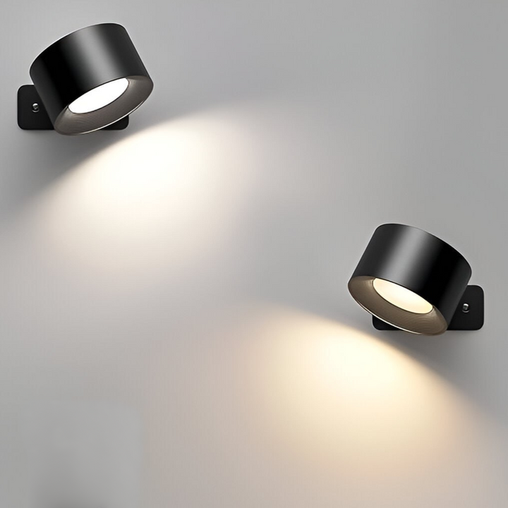 Stornfield | Spotlight Wireless Wall Lamp - 360° Rotation, Dimmable, Rechargeable Wall Light
