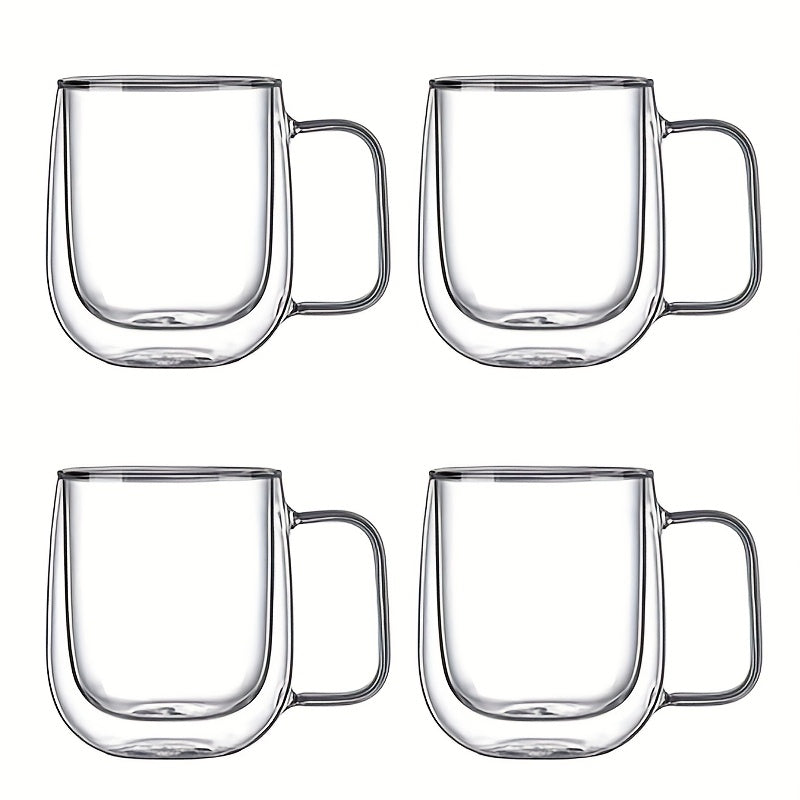 ThermoSip Double-Walled Glass Mug – Borosilicate Glass, Heat Resistant & Elegant | Stornfield
