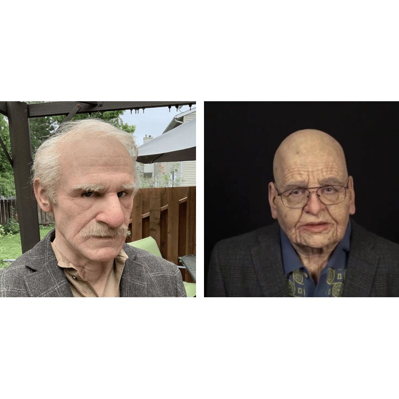 Creepy Old Man Mask – Realistic Latex Halloween Mask for Adults | Stornfield