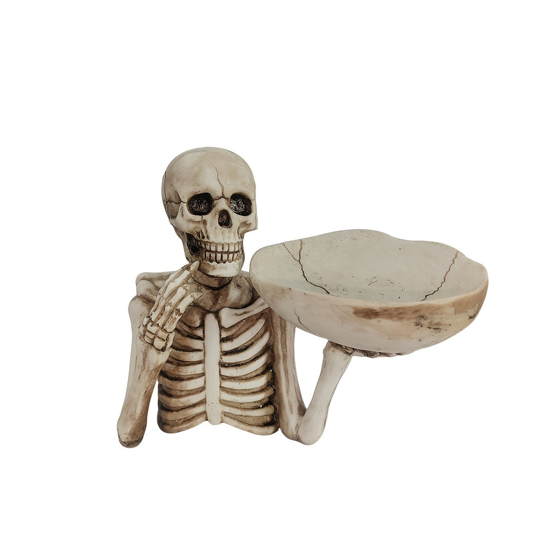 GhoulBowl Skull Bowl – Resin Halloween Candy Bowl and Gothic Decoration | Stornfield