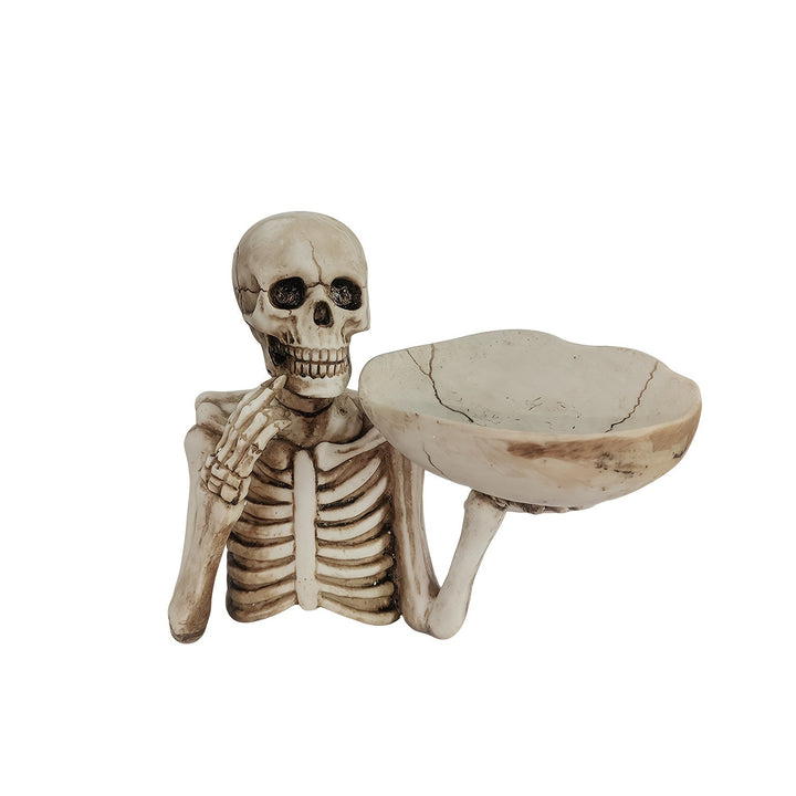 GhoulBowl Skull Bowl – Resin Halloween Candy Bowl and Gothic Decoration | Stornfield