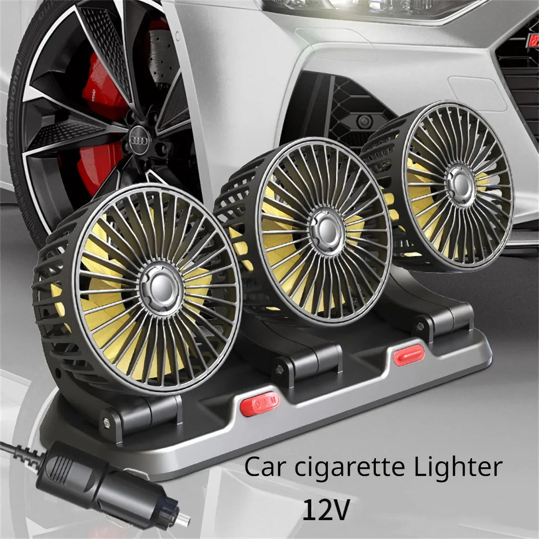 Adjustable 3-Head Electric Fan | Stornfield