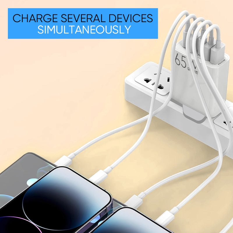 Multi-Port Adapter 65W Fast Charger - US Standard | Stornfield