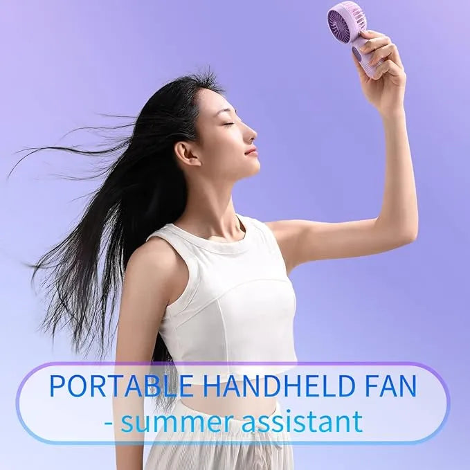 USB Rechargeable Mini Portable Fan With 3 Speeds | Stornfield
