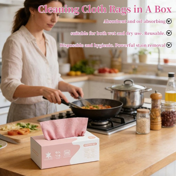 Stornfield Reusable Pop-Up Microfiber Wipes