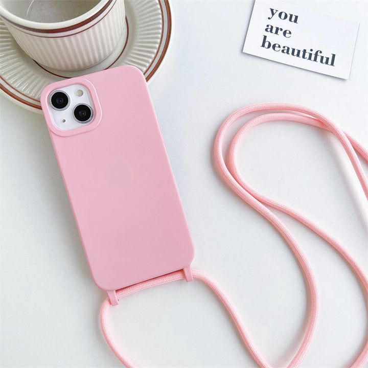 Stornfield | Solid Silicone Lanyard Case for iPhone