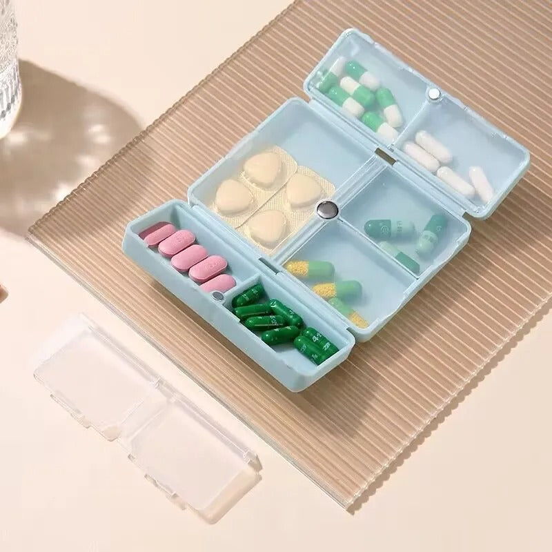 Compact Magnetic Pill Organizer | Portable, Safe Storage | Stornfield