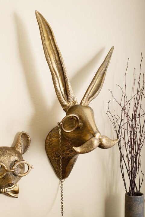 ArtBeest Animal Head Wall Decoration – Hand-Painted Playful Figures Made of Resin | Stornfield