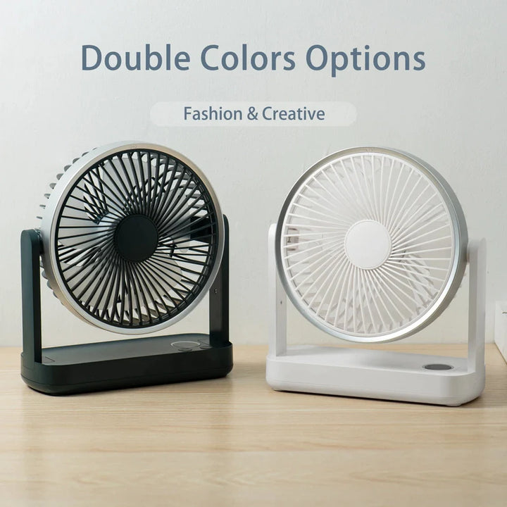 Compact Rechargeable USB Desk Fan for Home, Office, and Outdoors | Stornfield