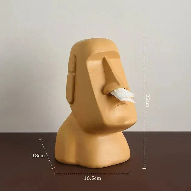 Stornfield | Easter Island Statues Tissue Box