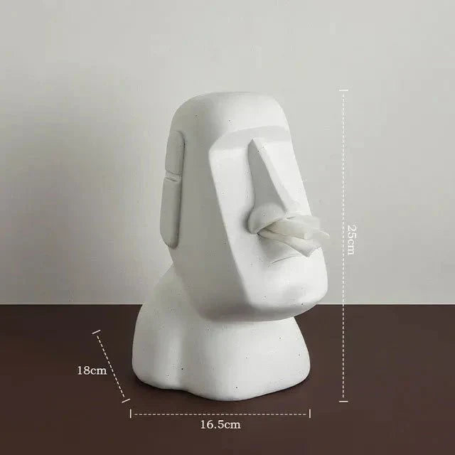 Stornfield | Easter Island Statues Tissue Box