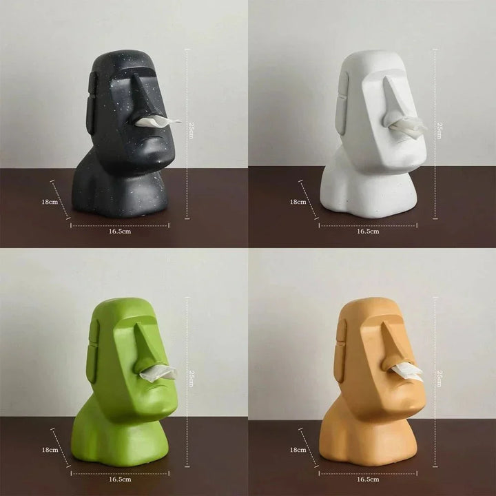 Stornfield | Easter Island Statues Tissue Box