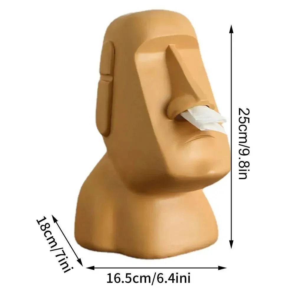 Stornfield | Easter Island Statues Tissue Box