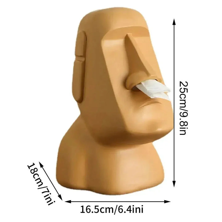 Stornfield | Easter Island Statues Tissue Box
