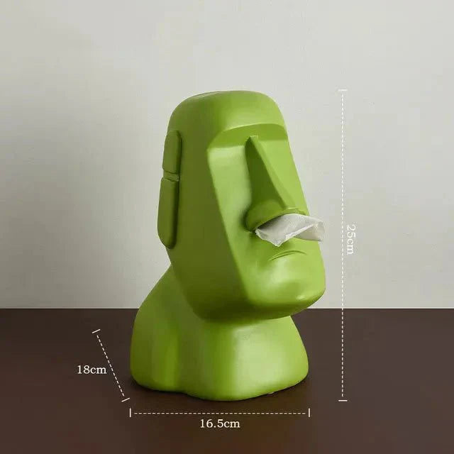 Stornfield | Easter Island Statues Tissue Box