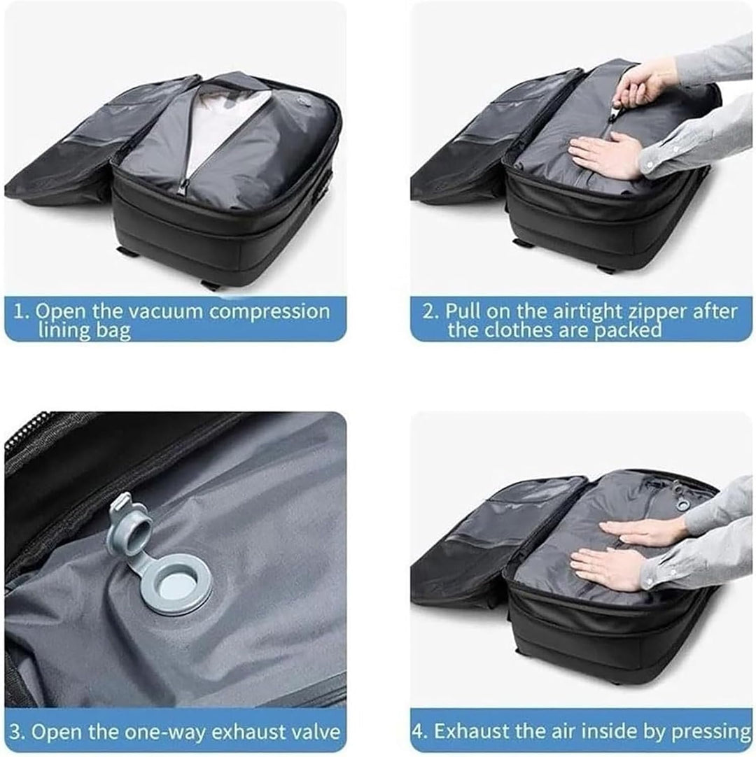 Expandable Compression Travel Backpack with Anti-Theft Lock & Wet Compartment | Stornfield