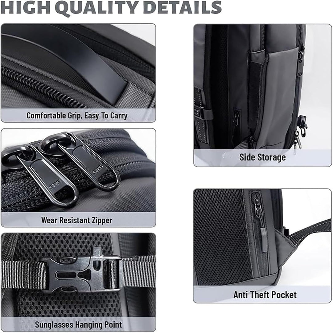 Expandable Compression Travel Backpack with Anti-Theft Lock & Wet Compartment | Stornfield