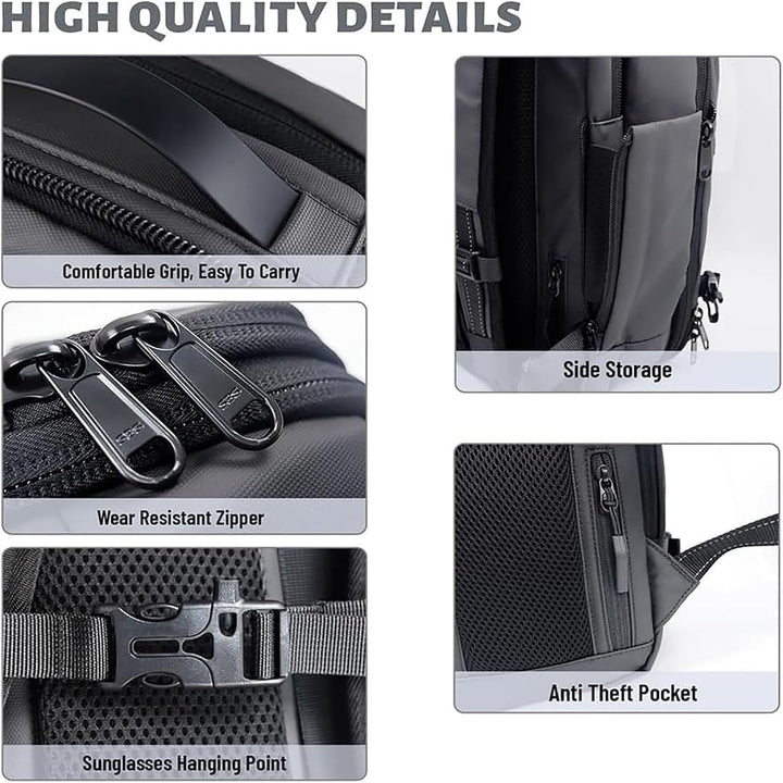 Expandable Compression Travel Backpack with Anti-Theft Lock & Wet Compartment | Stornfield