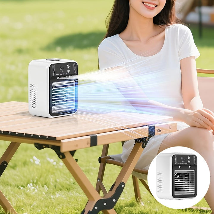 Portable 3-In-1 Cooling Fan with 2-Speed Mist | Stornfield