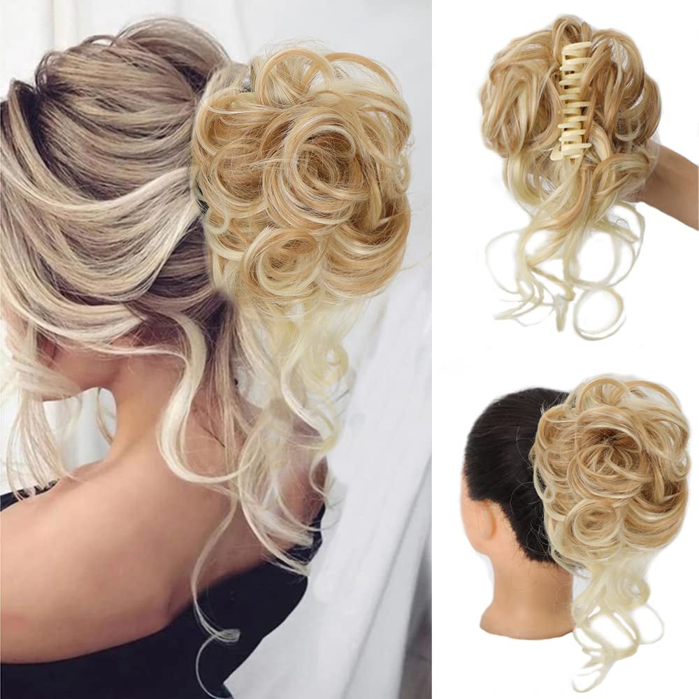 Curly Bun Hair Claw Clips Stornfield