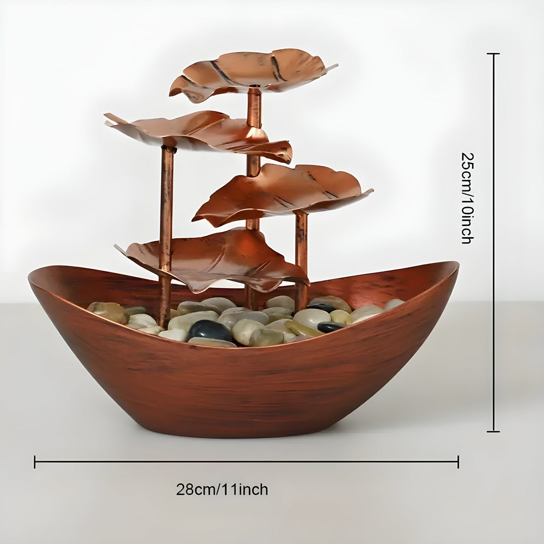 Stornfield LED Leaf-Inspired Decorative Fountain