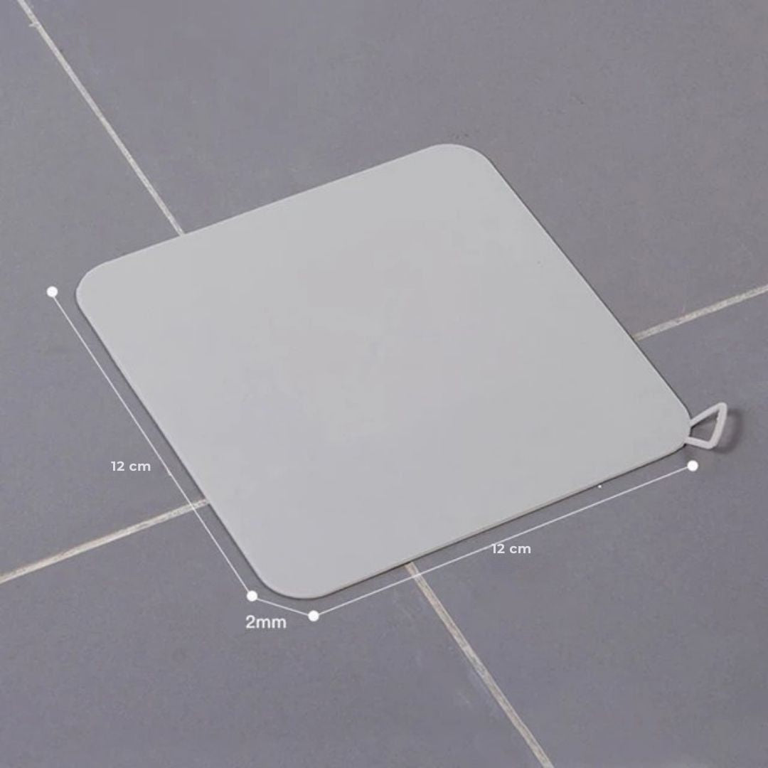 EcoFlow Silicone Shower Drain Cover | Odor-Absorbing Mat - Traps Hair and Debris - Prevents Shower Clogs