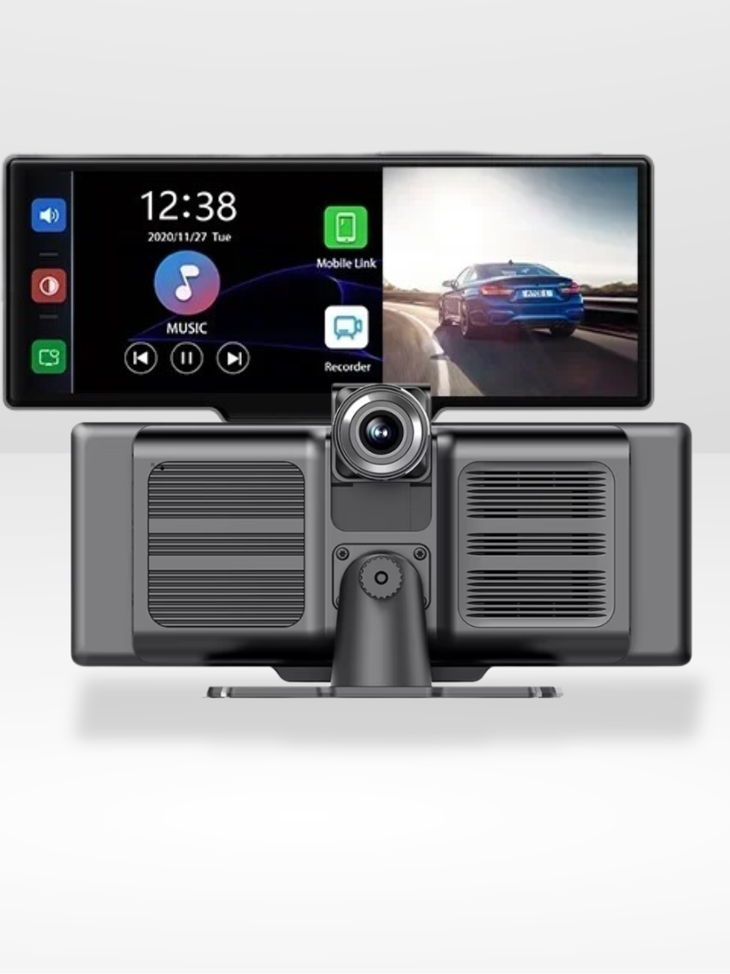 Stornfield | Wireless CarPlay Screen with Built-in 4K Dashcam & Optional Rear Camera – 10.26" IPS Display