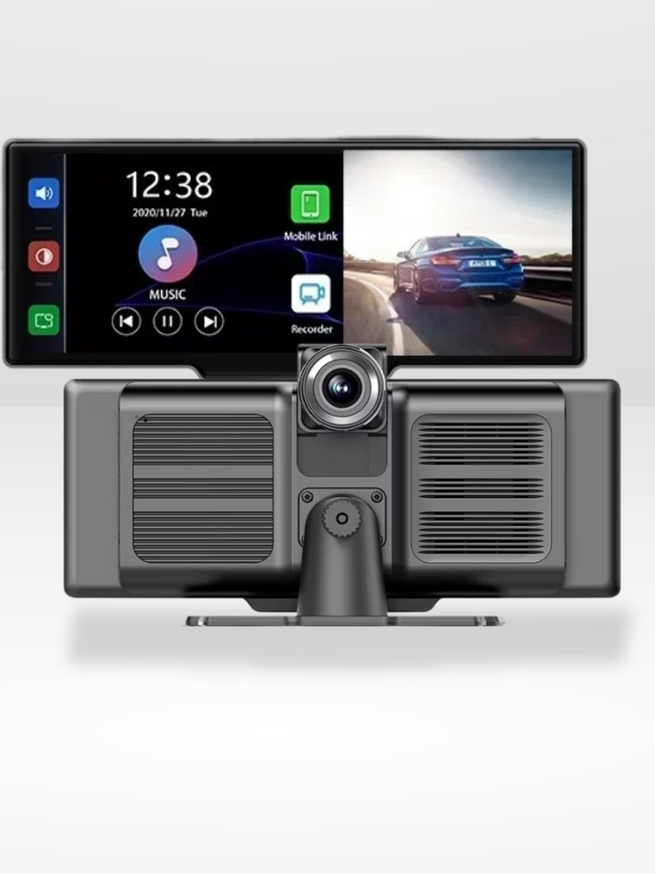Stornfield | Wireless CarPlay Screen with Built-in 4K Dashcam & Optional Rear Camera – 10.26" IPS Display