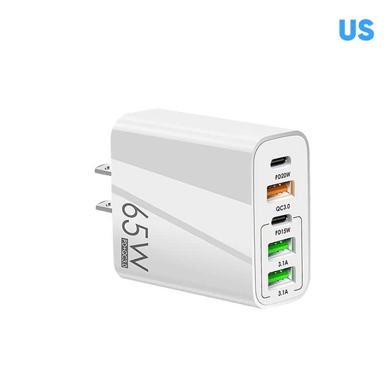 Multi-Port Adapter 65W Fast Charger - US Standard | Stornfield