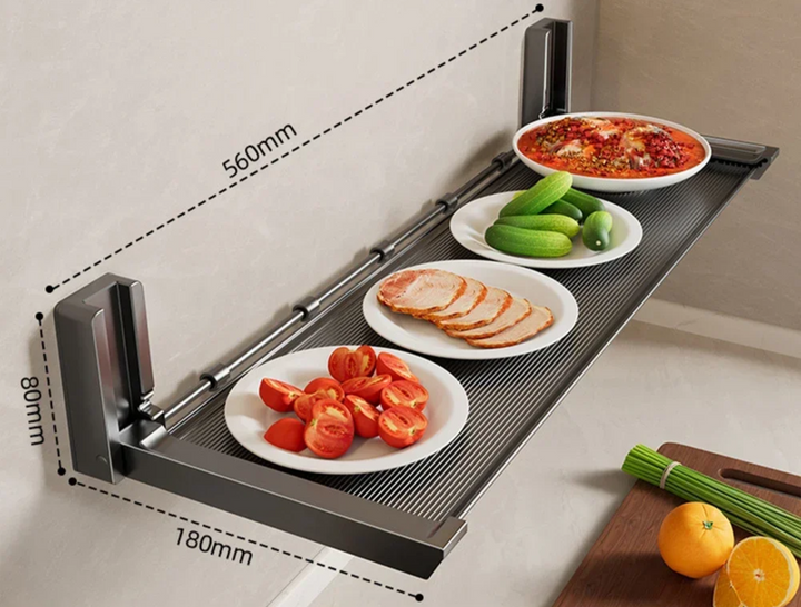 FlexiRack – Collapsible Spice Rack with Hooks Stornfield