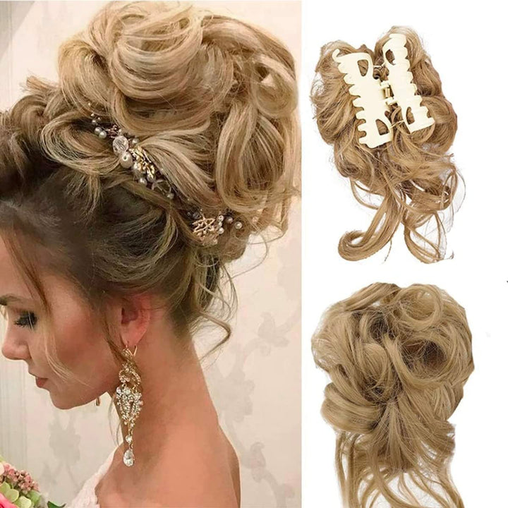 Curly Bun Hair Claw Clips Stornfield
