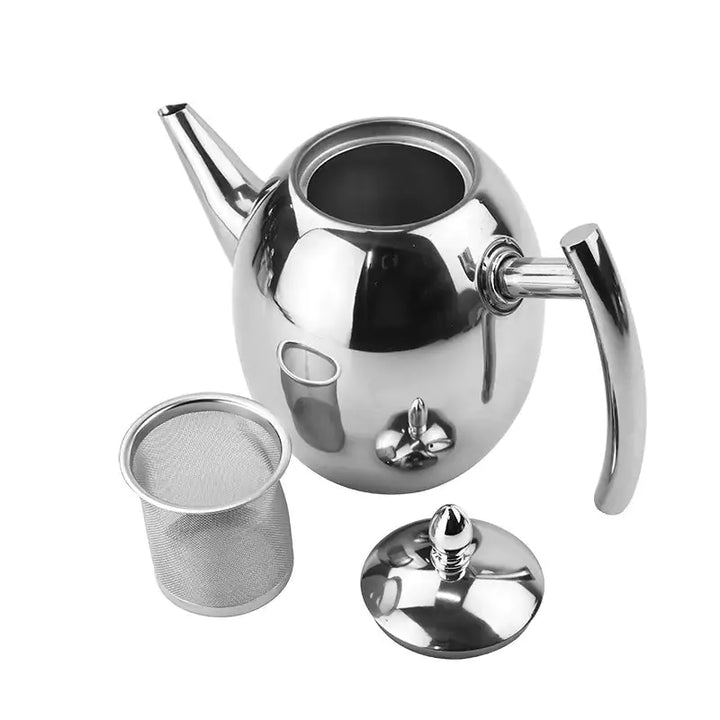 Stornfield | Stainless Steel Teapot with Infuser – TeaElegance