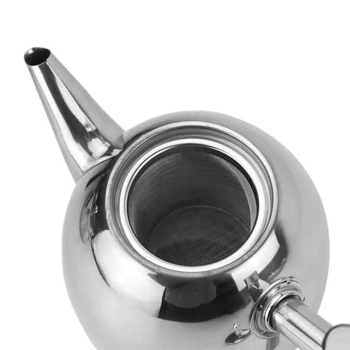 Stornfield | Stainless Steel Teapot with Infuser – TeaElegance