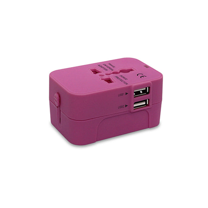 Universal travel adapter with dual USB ports | Stornfield