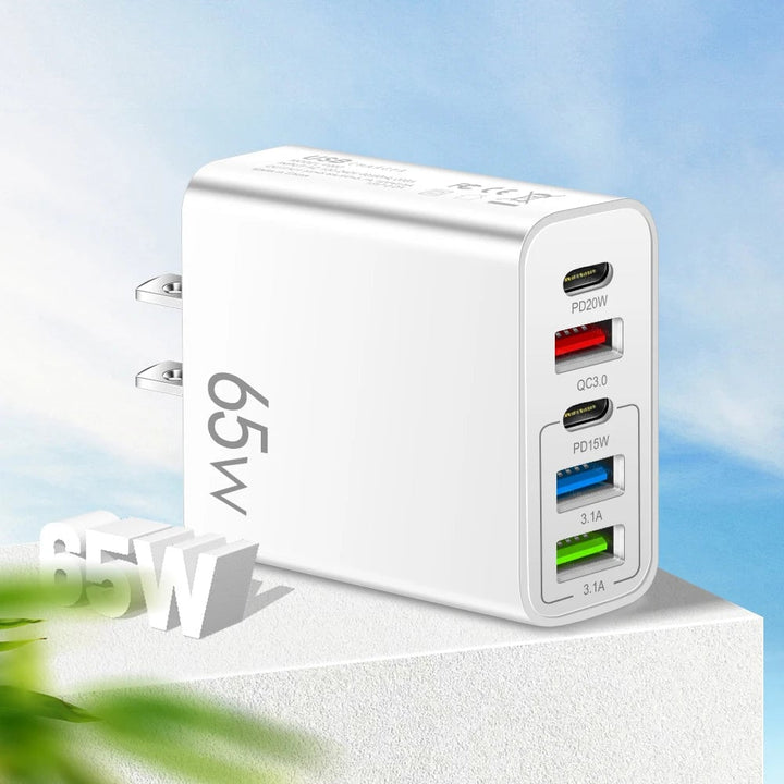 Multi-Port Adapter 65W Fast Charger - US Standard | Stornfield