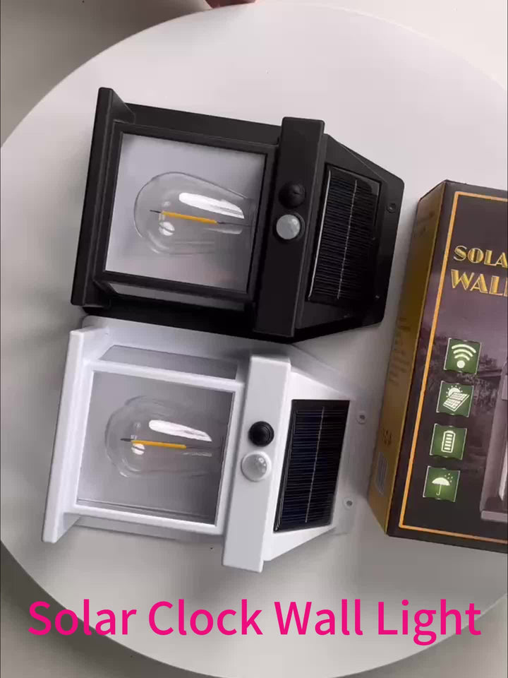 SolarGlow Wall Lamp - Solar Energy Motion Sensor LED | Stornfield
