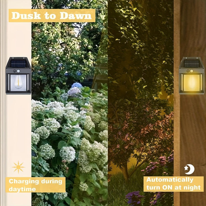 SolarGlow Wall Lamp - Solar Energy Motion Sensor LED | Stornfield