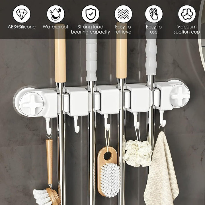 Vacuum Mop Holder Rack Stornfield