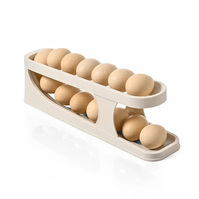Egg Storage Box Automatic Scrolling Egg Holder Egg Storage Rack | Stornfield