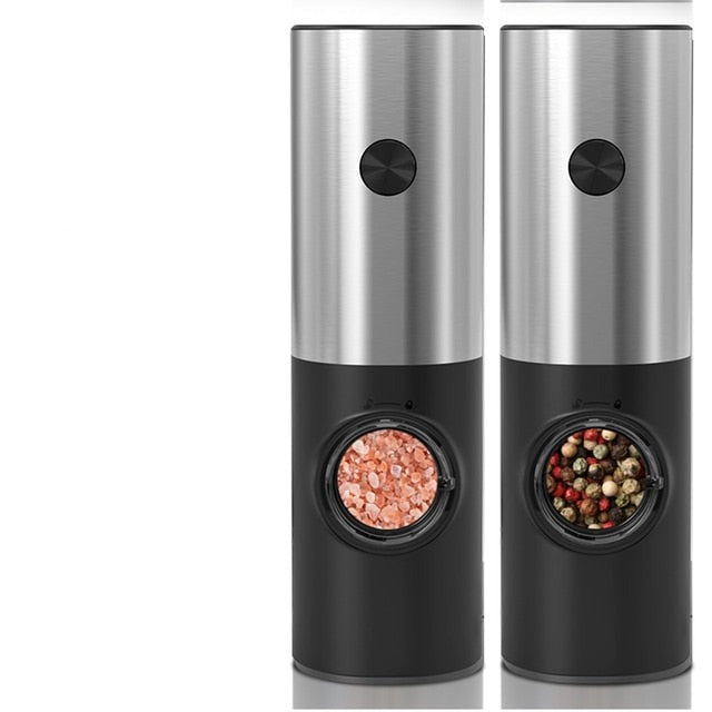 Electric Automatic Mill Pepper And Salt Grinder With LED Light | Stornfield