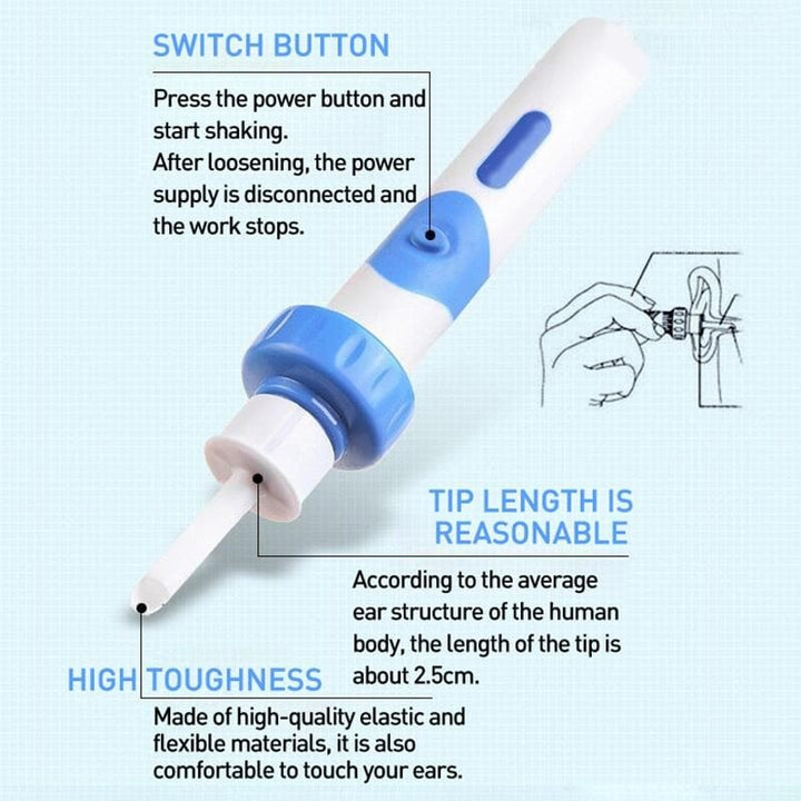 Ear cleaner with vibration and vacuum – Safe and painless for adults & children | Stornfield