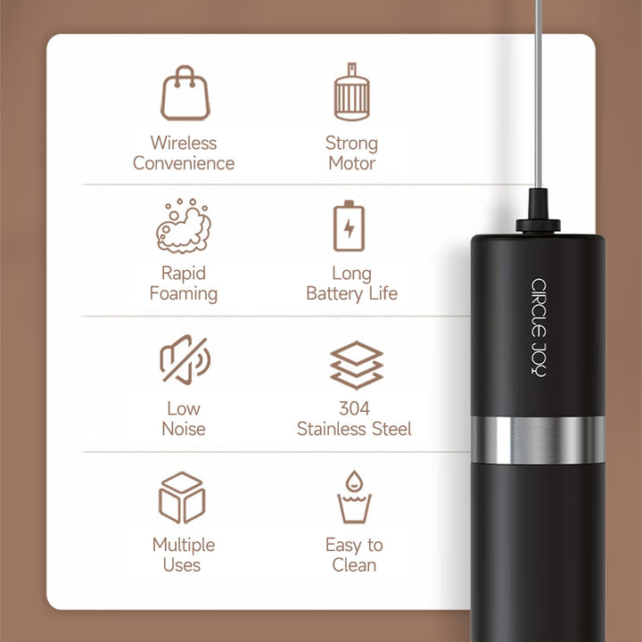Electric Milk Frother Mini Foamer Coffee Maker Portable Blender | Stornfield