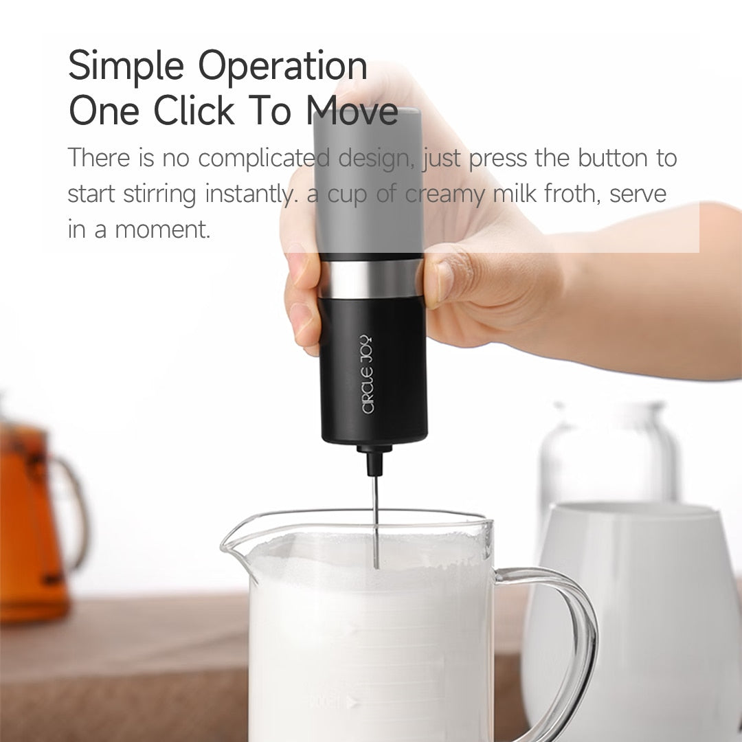 Electric Milk Frother Mini Foamer Coffee Maker Portable Blender | Stornfield