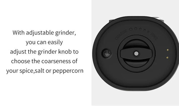 USB Rechargeable Electric Salt and Pepper Grinder Set | Stornfield