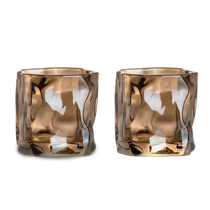 Stornfield | Elegant Glacier Ripple Whisky Glass
