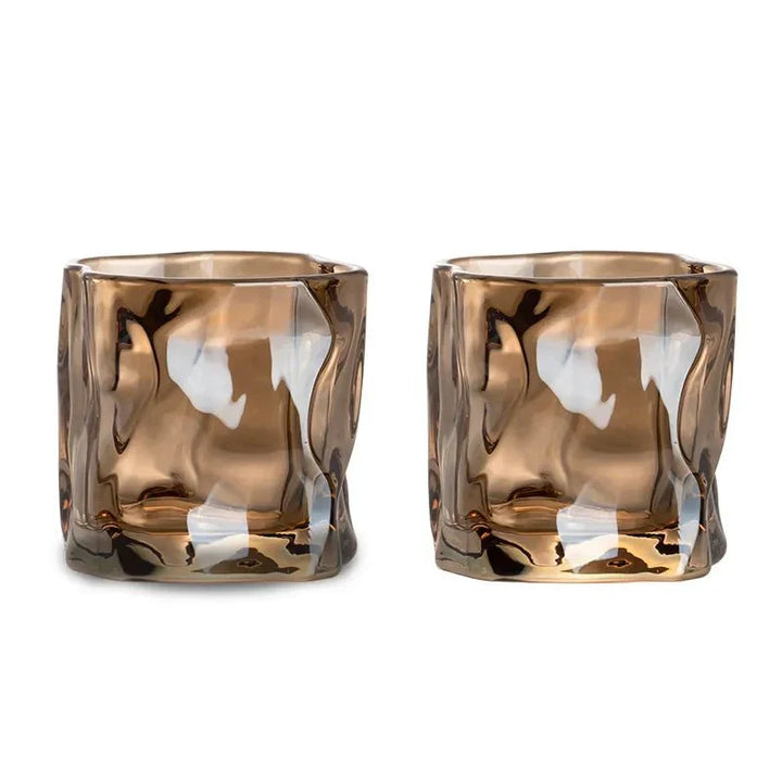 Stornfield | Elegant Glacier Ripple Whisky Glass