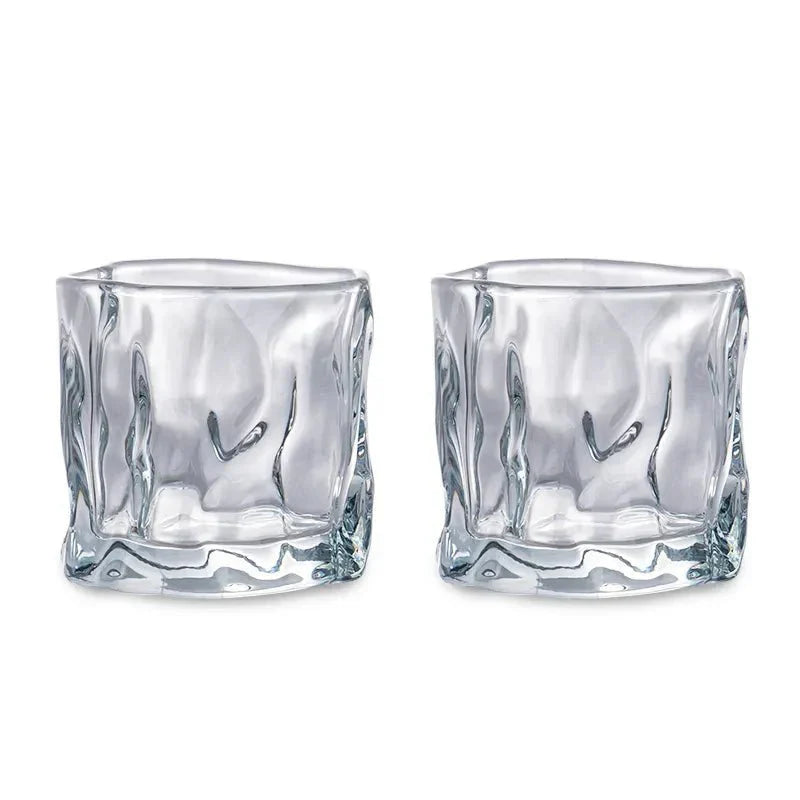 Stornfield | Elegant Glacier Ripple Whisky Glass