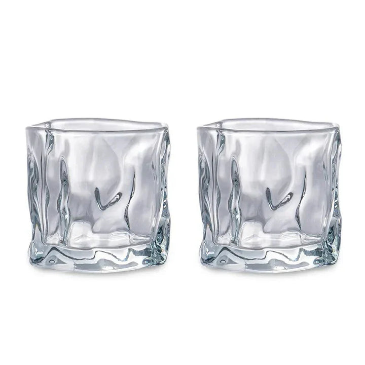 Stornfield | Elegant Glacier Ripple Whisky Glass