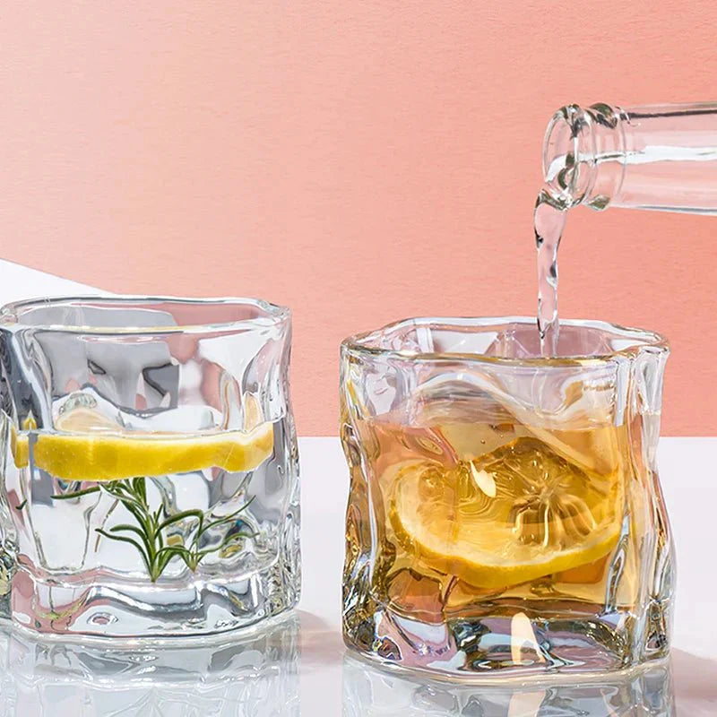 Stornfield | Elegant Glacier Ripple Whisky Glass